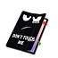 Case2go - Tablet hoes geschikt voor Samsung Galaxy Tab S11 (2025) - 11 Inch - Tri-Fold Book Case - Auto/Wake functie - Don't Touch Me