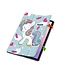 Case2go - Tablet hoes geschikt voor Samsung Galaxy Tab S11 (2025) - 11 Inch - Tri-Fold Book Case - Auto/Wake functie - Eenhoorn