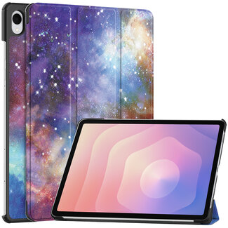 Case2go Case2go - Tablet hoes geschikt voor Samsung Galaxy Tab S11 (2025) - 11 Inch - Tri-Fold Book Case - Auto/Wake functie - Galaxy