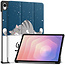 Case2go - Tablet hoes geschikt voor Samsung Galaxy Tab S11 (2025) - 11 Inch - Tri-Fold Book Case - Auto/Wake functie - Good Night
