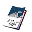 Case2go - Tablet hoes geschikt voor Samsung Galaxy Tab S11 (2025) - 11 Inch - Tri-Fold Book Case - Auto/Wake functie - Good Night