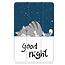 Case2go - Tablet hoes geschikt voor Samsung Galaxy Tab S11 (2025) - 11 Inch - Tri-Fold Book Case - Auto/Wake functie - Good Night