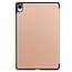 Case2go - Tablet hoes geschikt voor Samsung Galaxy Tab S11 (2025) - 11 Inch - Tri-Fold Book Case - Auto/Wake functie - Rosegoud