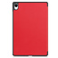 Case2go - Tablet hoes geschikt voor Samsung Galaxy Tab S11 (2025) - 11 Inch - Tri-Fold Book Case - Auto/Wake functie - Rood