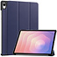 Case2go - Tablet hoes geschikt voor Samsung Galaxy Tab S11 (2025) - 11 Inch - Tri-Fold Book Case - Auto/Wake functie - Donker Blauw