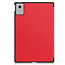 Case2go - Hoesje geschikt voor Lenovo Idea Tab Plus - 12.1 Inch - Tri-Fold Tablet Hoes - Hoes met Auto/Wake functie - Rood
