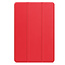 Case2go - Hoesje geschikt voor Lenovo Idea Tab Plus - 12.1 Inch - Tri-Fold Tablet Hoes - Hoes met Auto/Wake functie - Rood
