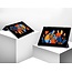 Case2go - Hoesje geschikt voor Lenovo Idea Tab Plus - 12.1 Inch - Tri-Fold Tablet Hoes - Hoes met Auto/Wake functie - Donker Blauw
