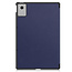 Case2go - Hoesje geschikt voor Lenovo Idea Tab Plus - 12.1 Inch - Tri-Fold Tablet Hoes - Hoes met Auto/Wake functie - Donker Blauw