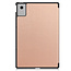 Case2go - Hoesje geschikt voor Lenovo Idea Tab Plus - 12.1 Inch - Tri-Fold Tablet Hoes - Hoes met Auto/Wake functie - Rose Goud