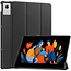 Case2go - Hoesje geschikt voor Lenovo Idea Tab Plus - 12.1 Inch - Tri-Fold Tablet Hoes - Hoes met Auto/Wake functie - Zwart