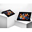 Case2go - Hoesje geschikt voor Lenovo Idea Tab Plus - 12.1 Inch - Tri-Fold Tablet Hoes - Hoes met Auto/Wake functie - Zwart