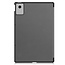 Case2go - Hoesje geschikt voor Lenovo Idea Tab Plus - 12.1 Inch - Tri-Fold Tablet Hoes - Hoes met Auto/Wake functie - Grijs