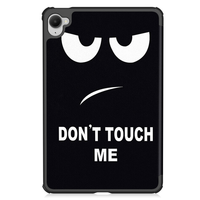 Case2go - Hoesje geschikt voor Xiaomi Pad Mini - 8.8 Inch - Tri-Fold Tablet Hoes - Hoes met magnetische sluiting - Don't Touch Me
