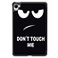Case2go - Hoesje geschikt voor Xiaomi Pad Mini - 8.8 Inch - Tri-Fold Tablet Hoes - Hoes met magnetische sluiting - Don't Touch Me