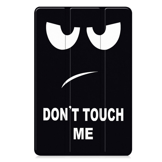 Case2go - Hoesje geschikt voor Xiaomi Pad Mini - 8.8 Inch - Tri-Fold Tablet Hoes - Hoes met magnetische sluiting - Don't Touch Me