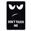 Case2go - Hoesje geschikt voor Xiaomi Pad Mini - 8.8 Inch - Tri-Fold Tablet Hoes - Hoes met magnetische sluiting - Don't Touch Me