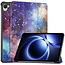 Case2go - Hoesje geschikt voor Xiaomi Pad Mini - 8.8 Inch - Tri-Fold Tablet Hoes - Hoes met magnetische sluiting - Galaxy
