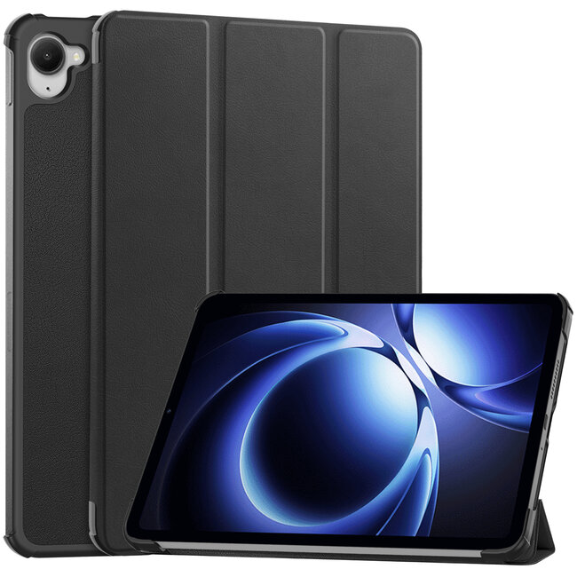 Case2go - Hoesje geschikt voor Xiaomi Pad Mini - 8.8 Inch - Tri-Fold Tablet Hoes - Hoes met magnetische sluiting - Zwart