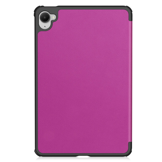 Case2go - Hoesje geschikt voor Xiaomi Pad Mini - 8.8 Inch - Tri-Fold Tablet Hoes - Hoes met magnetische sluiting - Paars