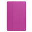 Case2go - Hoesje geschikt voor Xiaomi Pad Mini - 8.8 Inch - Tri-Fold Tablet Hoes - Hoes met magnetische sluiting - Paars