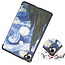 Case2go - Hoesje geschikt voor Xiaomi Pad Mini - 8.8 Inch - Tri-Fold Tablet Hoes - Hoes met magnetische sluiting - Sterrenhemel