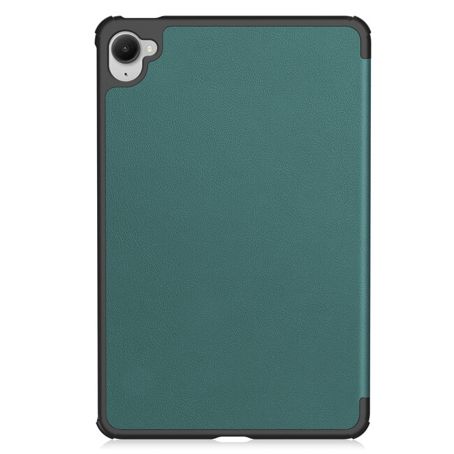 Case2go - Hoesje geschikt voor Xiaomi Pad Mini - 8.8 Inch - Tri-Fold Tablet Hoes - Hoes met magnetische sluiting - Donker Groen