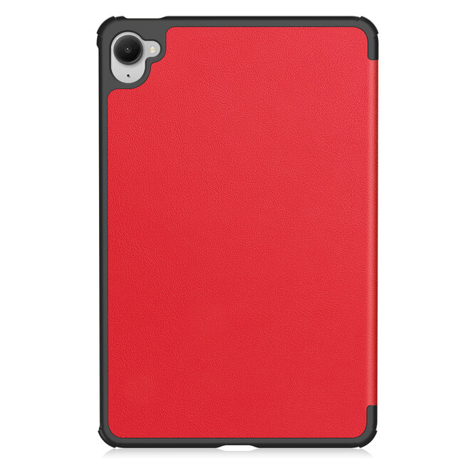 Case2go - Hoesje geschikt voor Xiaomi Pad Mini - 8.8 Inch - Tri-Fold Tablet Hoes - Hoes met magnetische sluiting - Rood