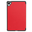 Case2go - Hoesje geschikt voor Xiaomi Pad Mini - 8.8 Inch - Tri-Fold Tablet Hoes - Hoes met magnetische sluiting - Rood