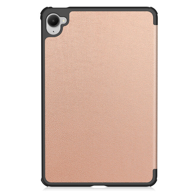 Case2go - Hoesje geschikt voor Xiaomi Pad Mini - 8.8 Inch - Tri-Fold Tablet Hoes - Hoes met magnetische sluiting - Rose Goud