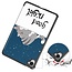 Case2go - Hoesje geschikt voor Xiaomi Pad Mini - 8.8 Inch - Tri-Fold Tablet Hoes - Hoes met magnetische sluiting - Good Night