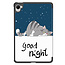 Case2go - Hoesje geschikt voor Xiaomi Pad Mini - 8.8 Inch - Tri-Fold Tablet Hoes - Hoes met magnetische sluiting - Good Night