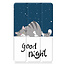 Case2go - Hoesje geschikt voor Xiaomi Pad Mini - 8.8 Inch - Tri-Fold Tablet Hoes - Hoes met magnetische sluiting - Good Night
