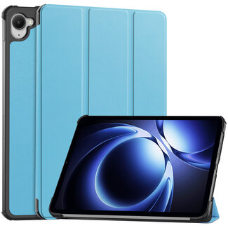 Case2go Case2go - Hoesje geschikt voor Xiaomi Pad Mini - 8.8 Inch - Tri-Fold Tablet Hoes - Hoes met magnetische sluiting - Licht Blauw