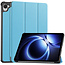 Case2go - Hoesje geschikt voor Xiaomi Pad Mini - 8.8 Inch - Tri-Fold Tablet Hoes - Hoes met magnetische sluiting - Licht Blauw