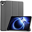 Case2go - Hoesje geschikt voor Xiaomi Pad Mini - 8.8 Inch - Tri-Fold Tablet Hoes - Hoes met magnetische sluiting - Grijs