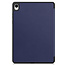 Hoozey - Tablet hoes geschikt voor Samsung Galaxy Tab S11 (2025) - 11 Inch - Tri-fold hoes met Auto/Wake functie en Magnetische sluiting - TPU Cover Met Pencil Houder - Donker Blauw