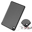 Case2go - Tablet hoes geschikt voor Samsung Galaxy Tab S11 (2025) - 11 Inch - Tri-fold hoes met Auto/Wake functie en Magnetische sluiting - TPU Cover Met Pencil Houder - Grijs