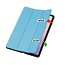 Case2go - Tablet hoes geschikt voor Samsung Galaxy Tab S11 (2025) - 11 Inch - Tri-fold hoes met Auto/Wake functie en Magnetische sluiting - TPU Cover Met Pencil Houder - Licht Blauw