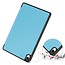 Case2go - Tablet hoes geschikt voor Samsung Galaxy Tab S11 (2025) - 11 Inch - Tri-fold hoes met Auto/Wake functie en Magnetische sluiting - TPU Cover Met Pencil Houder - Licht Blauw