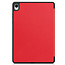Case2go - Tablet hoes geschikt voor Samsung Galaxy Tab S11 (2025) - 11 Inch - Tri-fold hoes met Auto/Wake functie en Magnetische sluiting - TPU Cover Met Pencil Houder - Rood