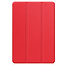 Case2go - Tablet hoes geschikt voor Samsung Galaxy Tab S11 (2025) - 11 Inch - Tri-fold hoes met Auto/Wake functie en Magnetische sluiting - TPU Cover Met Pencil Houder - Rood