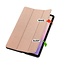 Case2go - Tablet hoes geschikt voor Samsung Galaxy Tab S11 (2025) - 11 Inch - Tri-fold hoes met Auto/Wake functie en Magnetische sluiting - TPU Cover Met Pencil Houder - Rose Goud