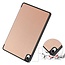 Case2go - Tablet hoes geschikt voor Samsung Galaxy Tab S11 (2025) - 11 Inch - Tri-fold hoes met Auto/Wake functie en Magnetische sluiting - TPU Cover Met Pencil Houder - Rose Goud