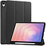 Case2go - Tablet hoes geschikt voor Samsung Galaxy Tab S11 (2025) - 11 Inch - Tri-fold hoes met Auto/Wake functie en Magnetische sluiting - TPU Cover Met Pencil Houder - Zwart