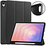 Case2go - Tablet hoes geschikt voor Samsung Galaxy Tab S11 (2025) - 11 Inch - Tri-fold hoes met Auto/Wake functie en Magnetische sluiting - TPU Cover Met Pencil Houder - Zwart