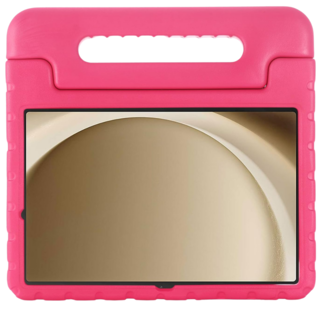 Case2go Tablet hoes geschikt voor Samsung Galaxy Tab A11 Plus (2025) - Schokbestendige hoes - Met Handvat - Kinderbestendige bescherming - Roze
