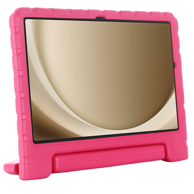 Tablet hoes geschikt voor Samsung Galaxy Tab A11 Plus (2025) - Schokbestendige hoes - Met Handvat - Kinderbestendige bescherming - Roze