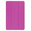 Case2go - Tablet hoes geschikt voor Samsung Galaxy Tab A11 Plus (2025) - Tri-fold hoes met auto/wake functie - 11 inch - Paars