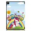 Case2go - Tablet hoes geschikt voor Samsung Galaxy Tab A11 Plus (2025) - Tri-fold hoes met auto/wake functie - 11 inch - Magische Regenboog